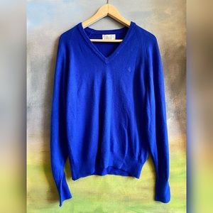 Vintage Dior royal blue sweater